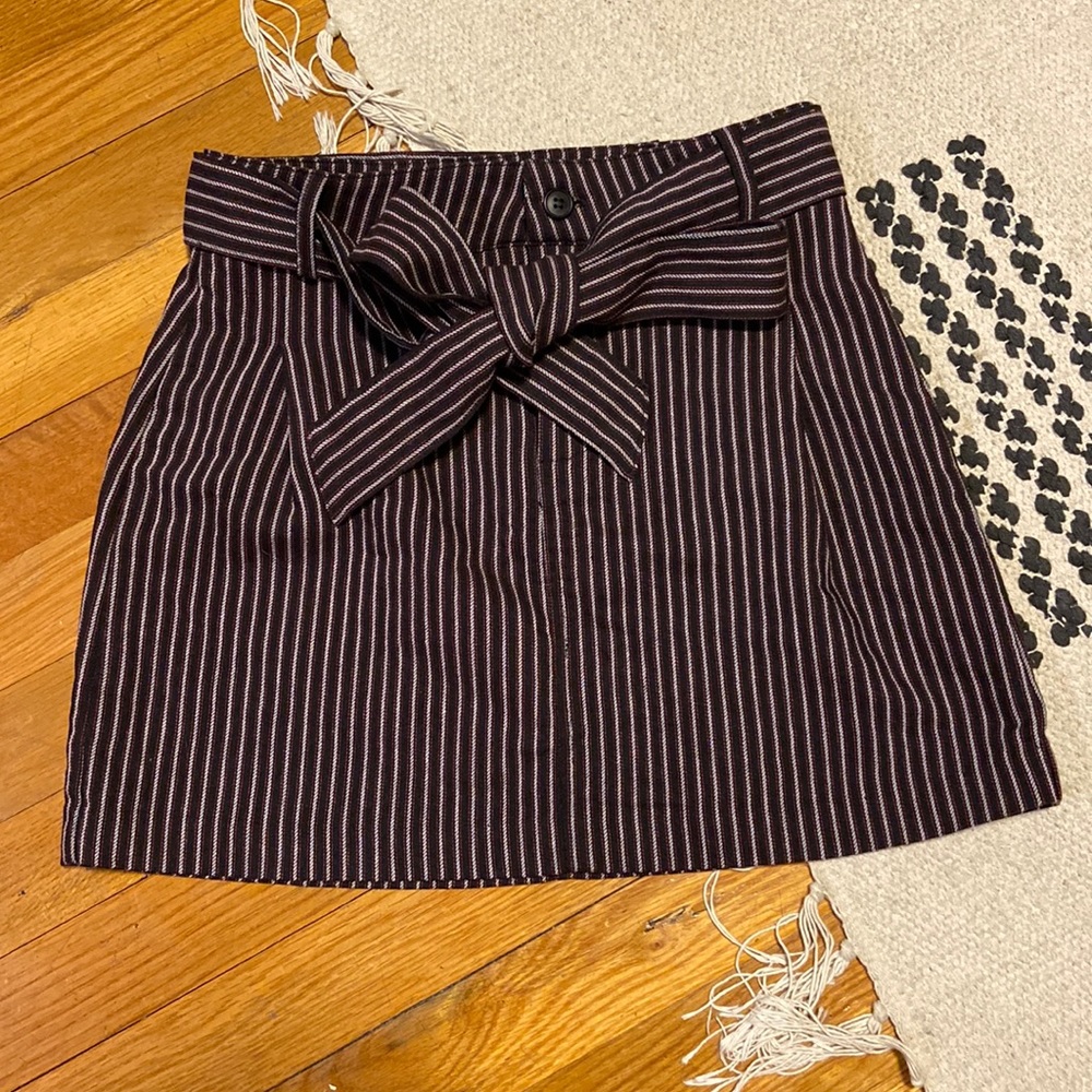 Urban Outfitters stripe mini skirt